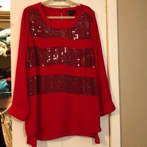 Lane Bryant Sequin Top